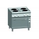 Kooktafel ATA elektrisch 4-plaats + elektrische oven 1/1 GN